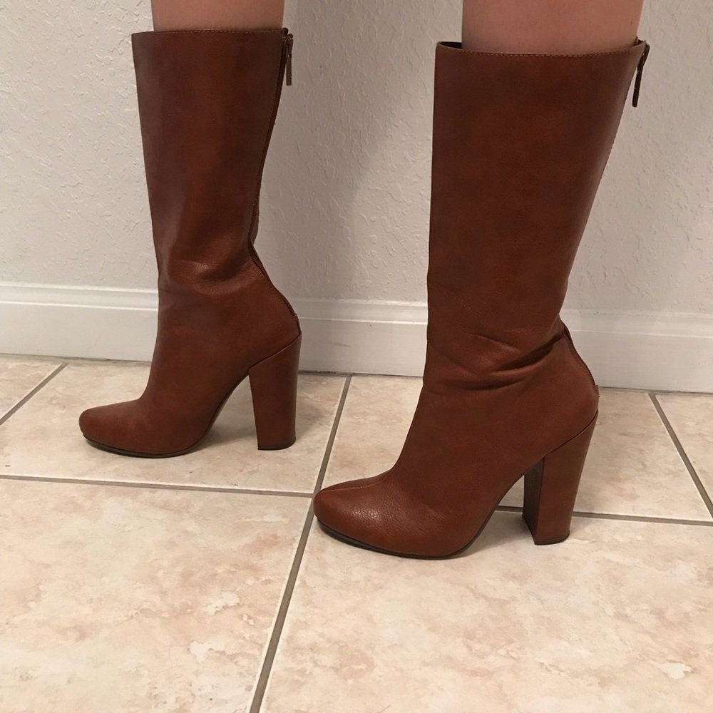 Michael Antonio High Heeled Brown Boots